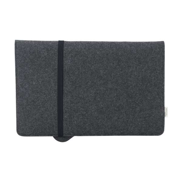 Recycled Felt & Apple Leather Laptop Sleeve 15/16"