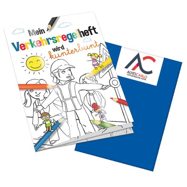 Malbuch / Mal-Set A6 - Verkehr