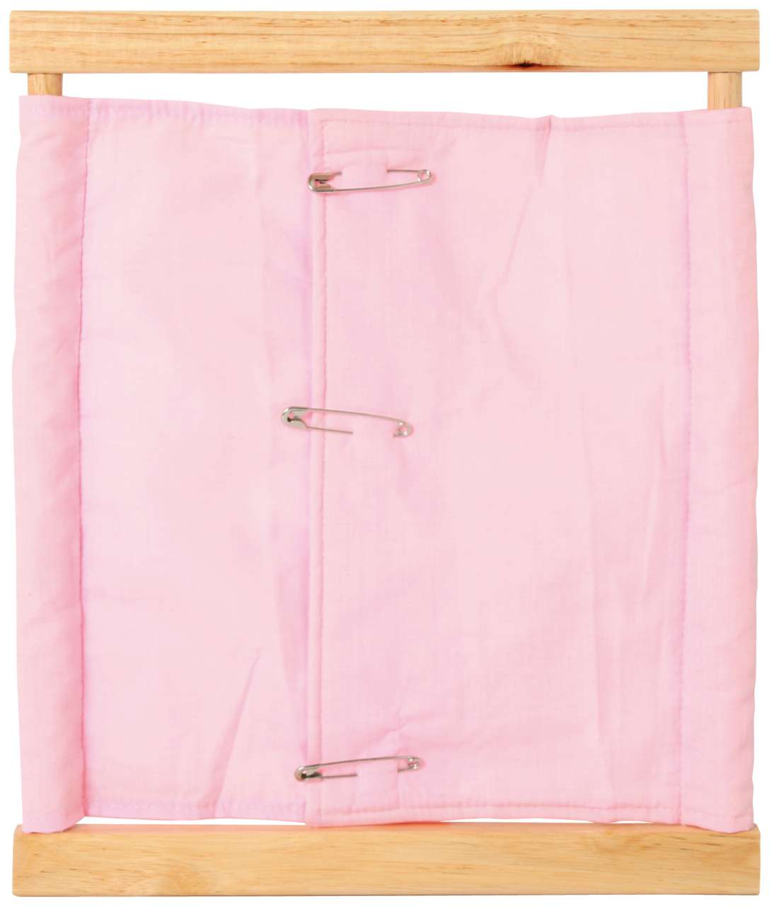 Rahmen mit Sicherheitsnadeln