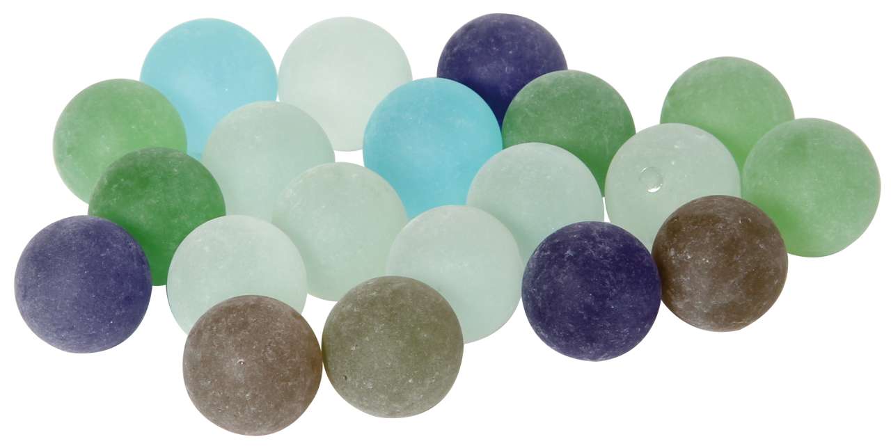 Murmeln gefrostet bunt gemischt ca. 25 mm (20 St.)