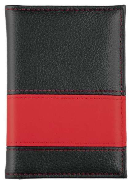 CreativDesign® Ausweistasche "LookPlus" schwarz / schwarz