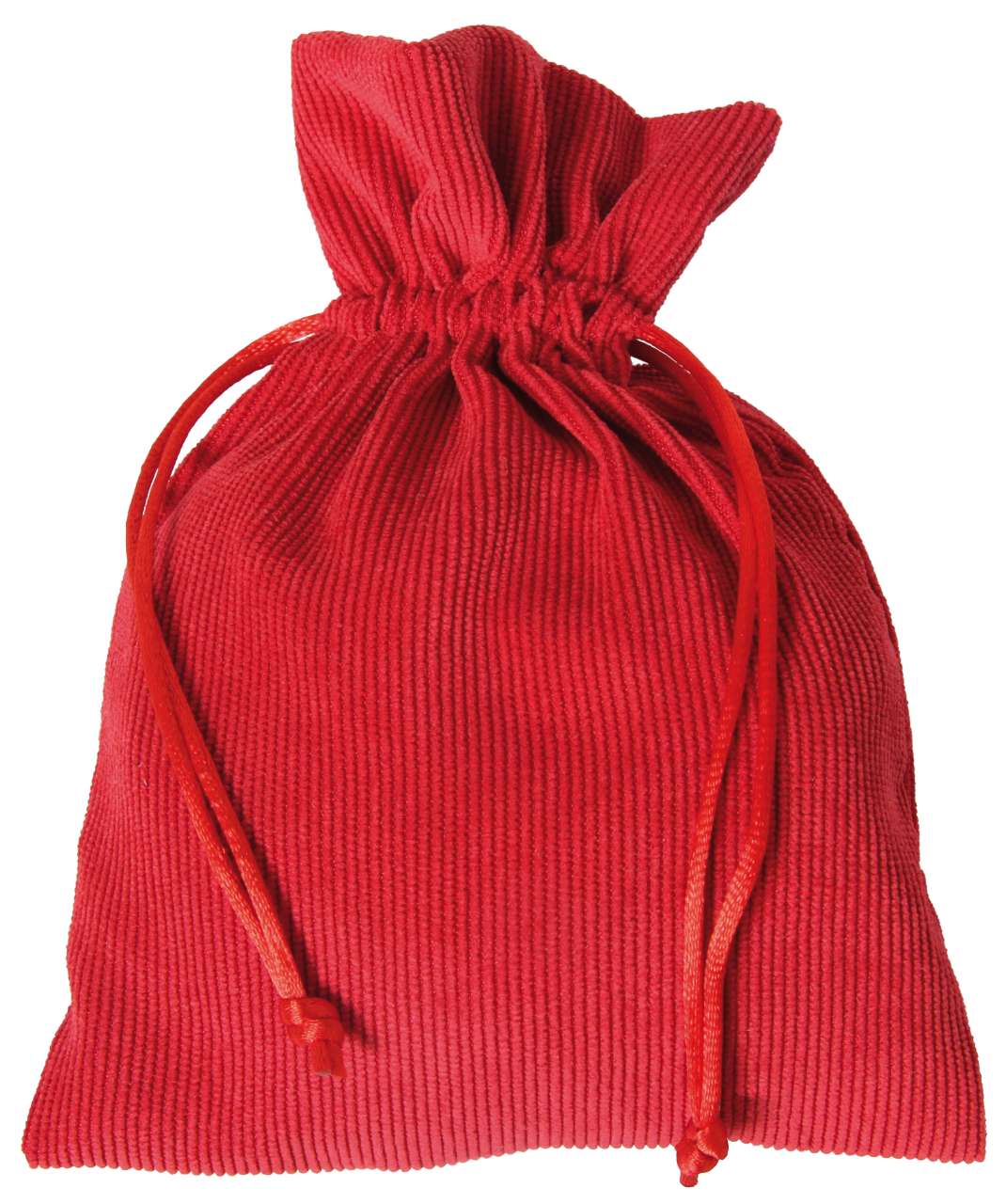 Cord-Säckchen 13 x 18cm rot
