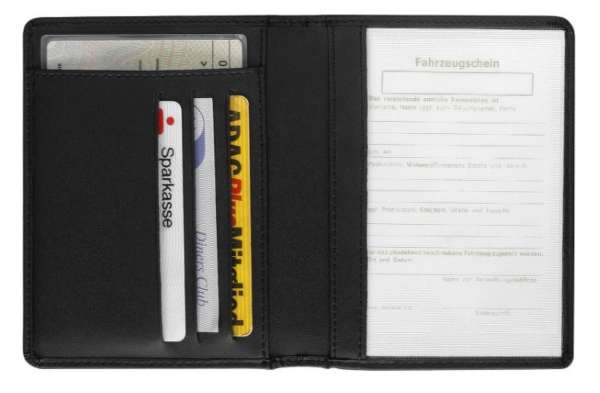 CreativDesign® Ausweistasche "TopClass" schwarz