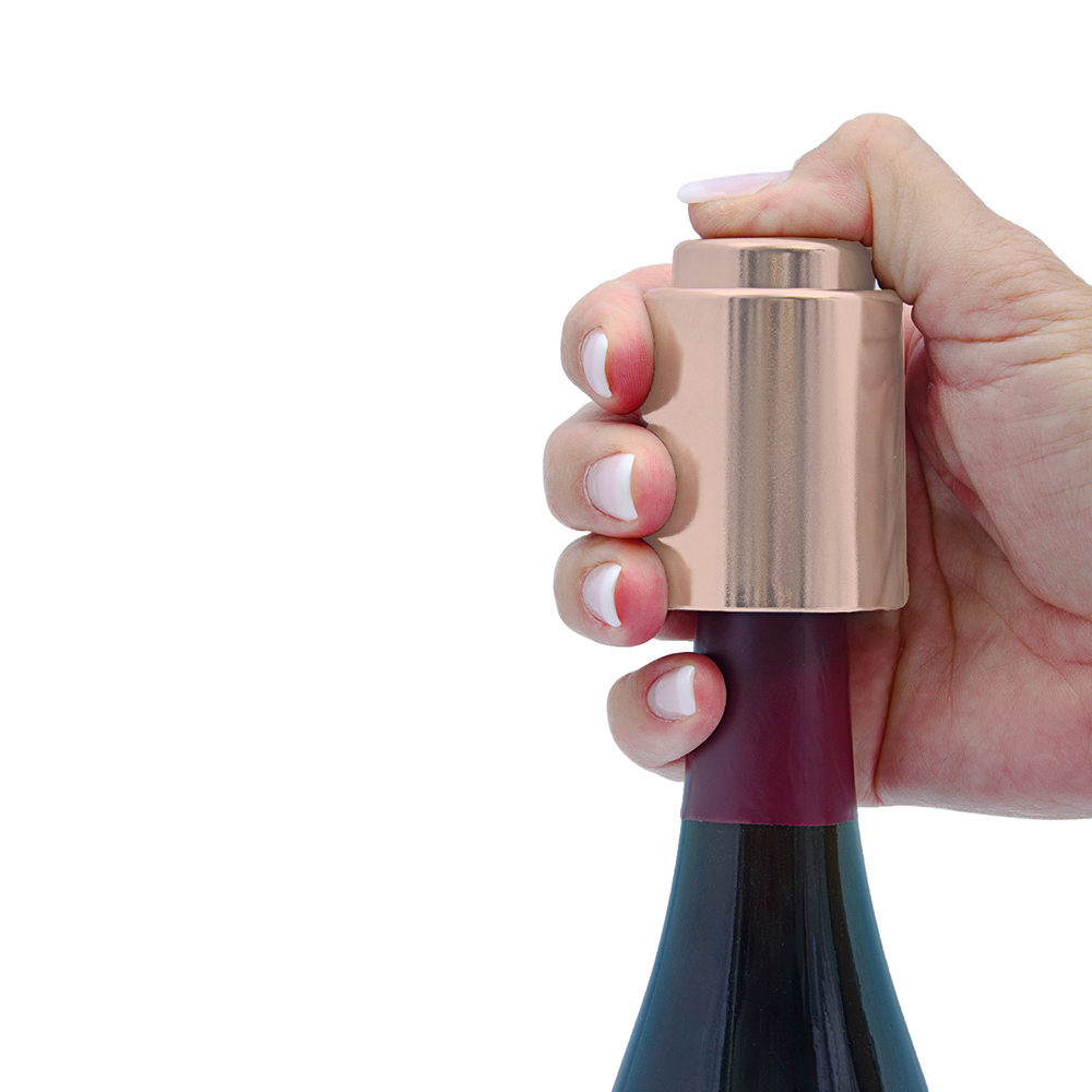 Wein-Vakuumpumpe Aroma Cap als Werbegeschenk mit Logo