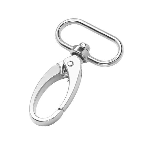 Karabinerhaken oval 25mm statt dem Standardhaken