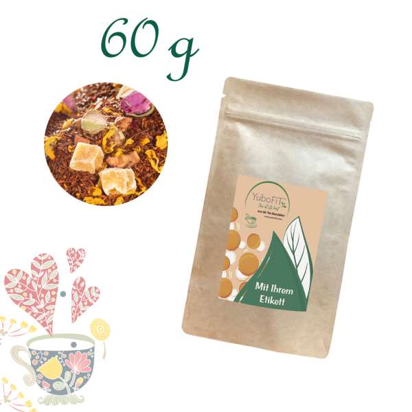 YuboFiT® Rotbuschtee GRANATAPFEL-HIMBEERE