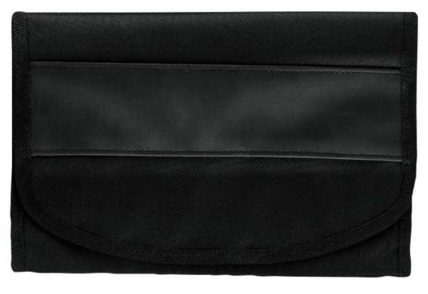 CreativDesign® Wagenpapiertasche "ColourLane" schwarz / schwarz