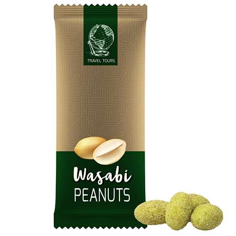Erdnüsse Wasabi, ca. 40g, Midi-XL-Tüte