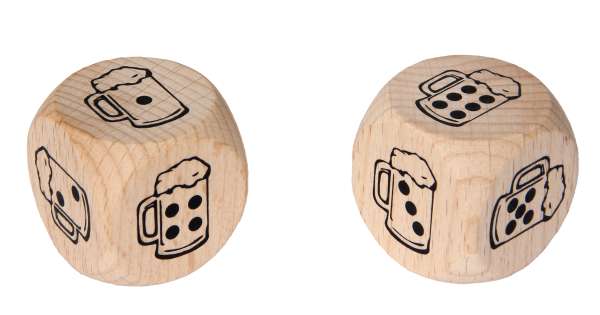 Bier-Würfel (17 und Bier)