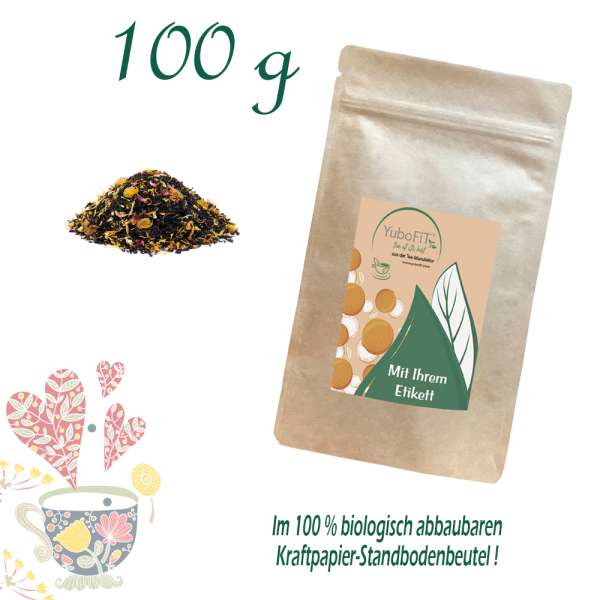 YuboFiT® Schwarzer Tee Panettone PERFECT MATCH