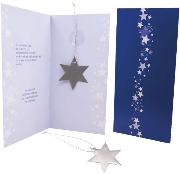 Weihnachtskarte Himmelslicht