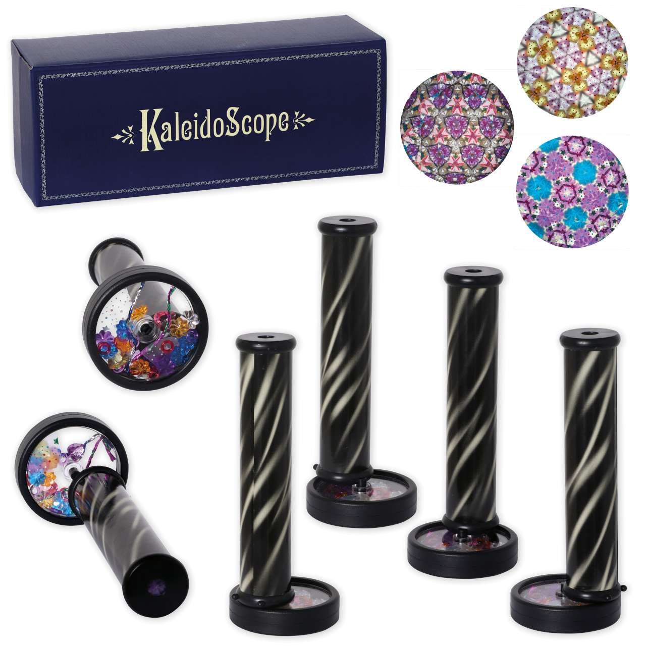 Kaleidoskop 18 cm mit Drehscheibe