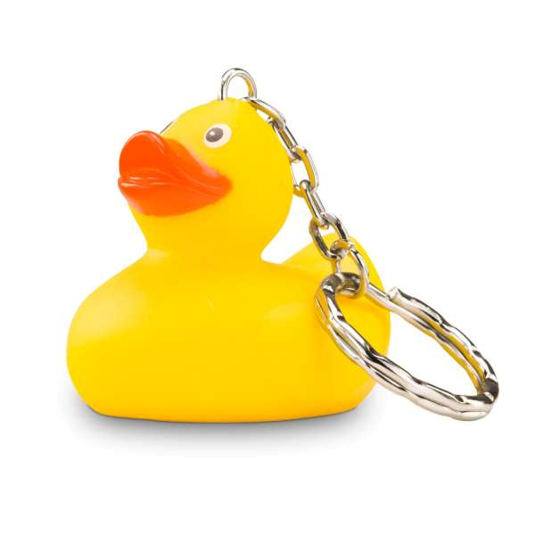 Werbeente Emma XS mit Schlüsselanhänger, ca. 5 cm