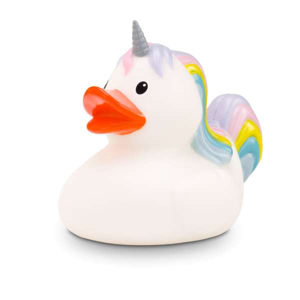 Werbeente Emmi Einhorn