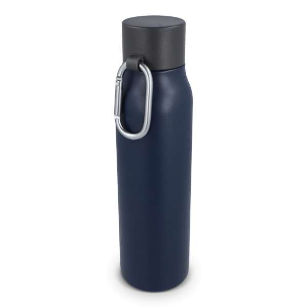 Karabiner mattierte Isolierflasche 600 ml