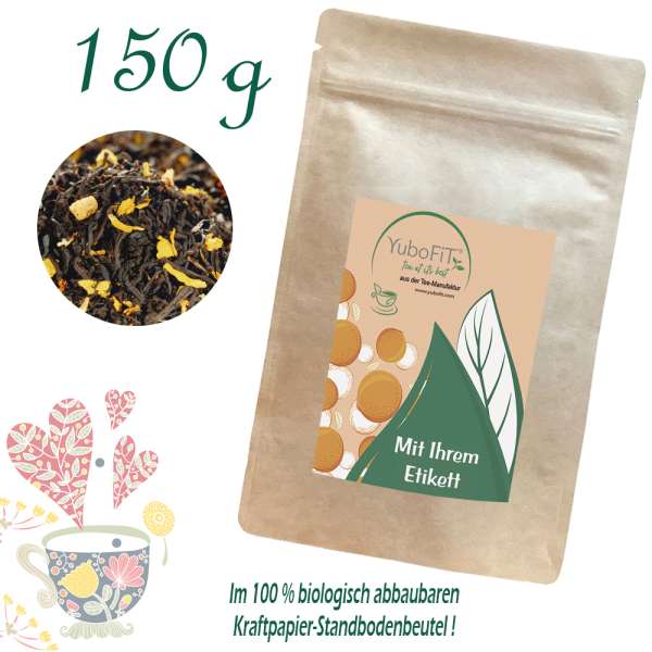 YuboFiT® Schwarzer Tee MANGO INDICO