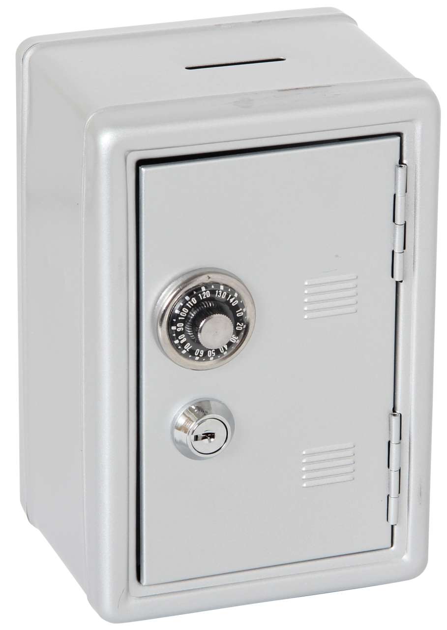 Metall-Spardose Tresor