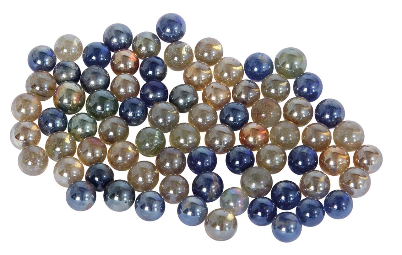 Glasmurmeln Metallic 17mm (ca. 200St.)