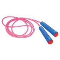 Griff Blau, Deckel Rot, Seil Pink