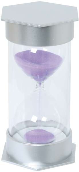 Sanduhr metallic 3 Minuten