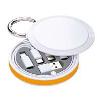 Korpus weiß, Ring orange