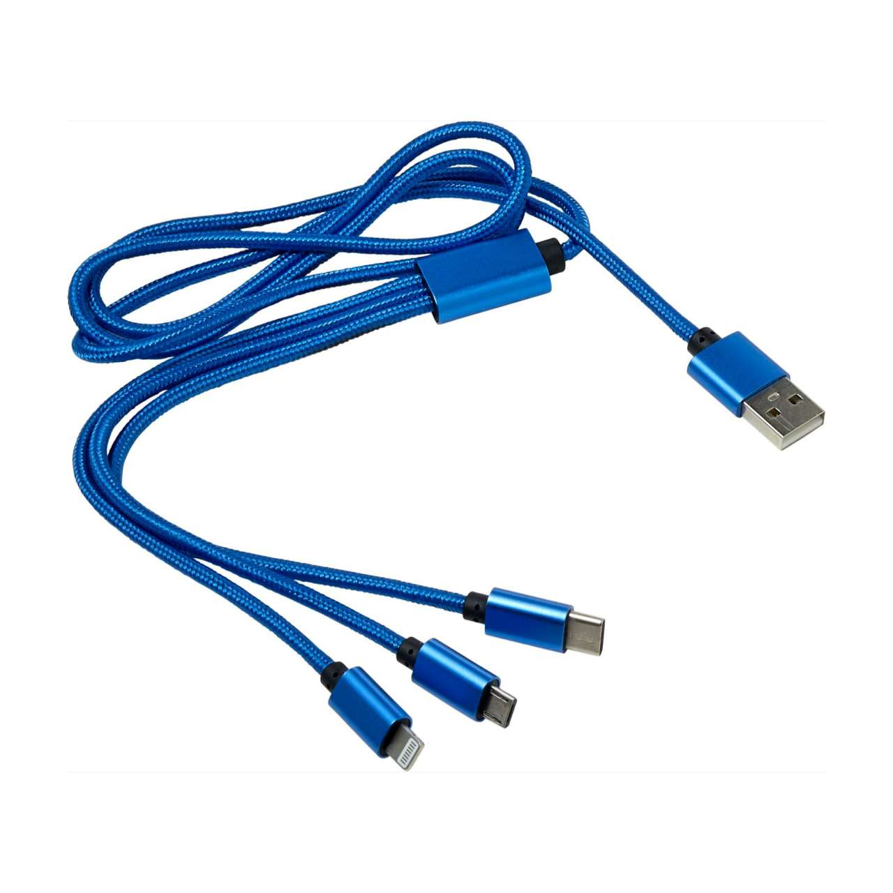 3-in-1 Ladekabel 'Belfast' aus Nylon