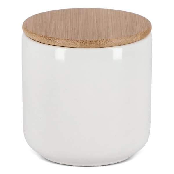 Vorratsdose aus Keramik & Bambus 550 ml