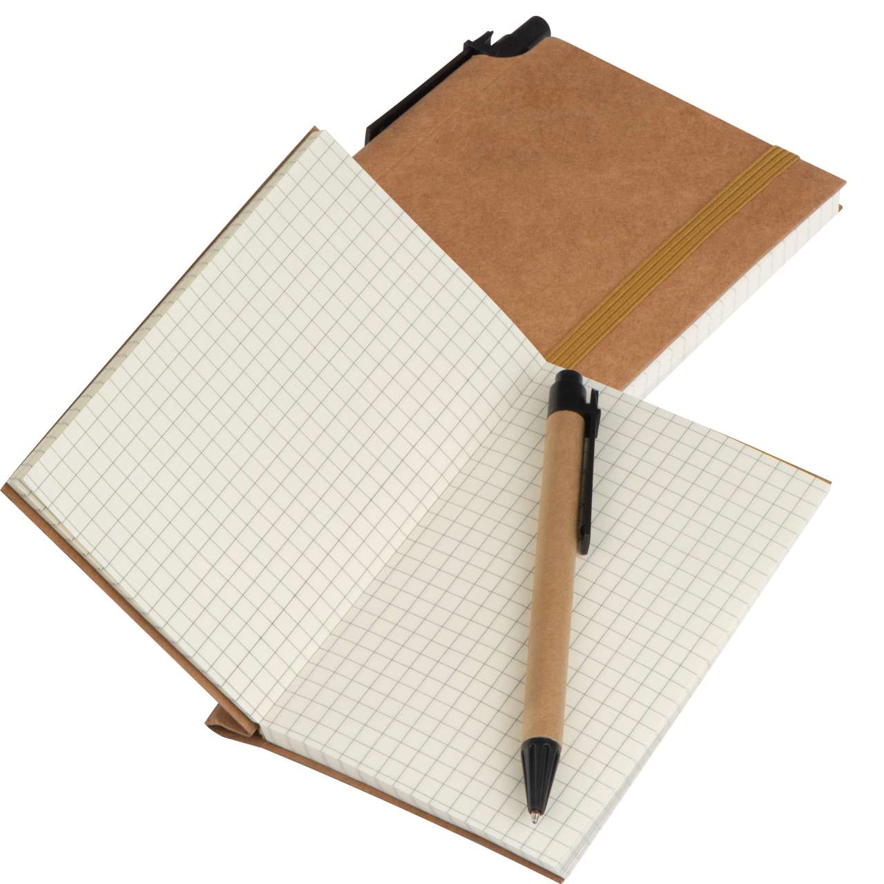 Kleines Notizbuch mit Umschlag aus Karton