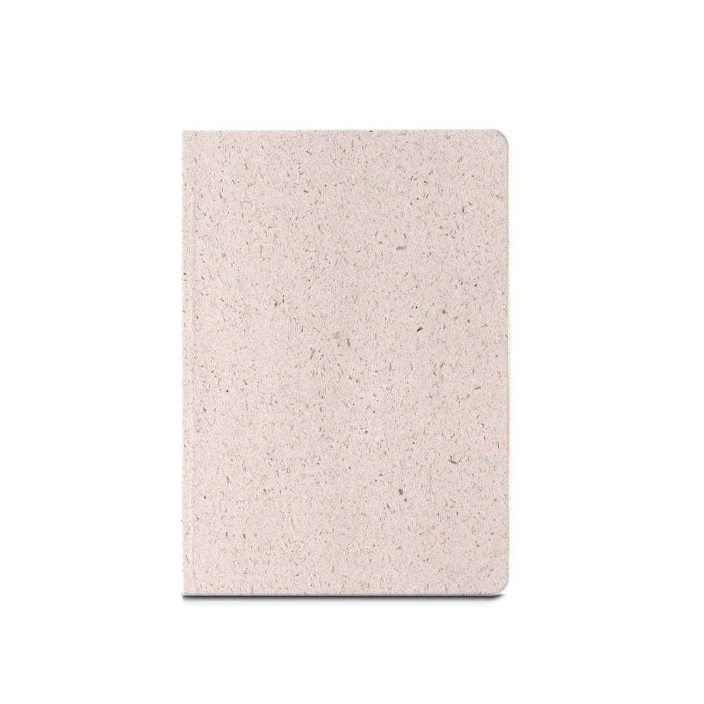 ORGANIC SEMI-RIGID Notizbuch A5 mit semi-flexiblem Cover aus Elefantendung (80%)