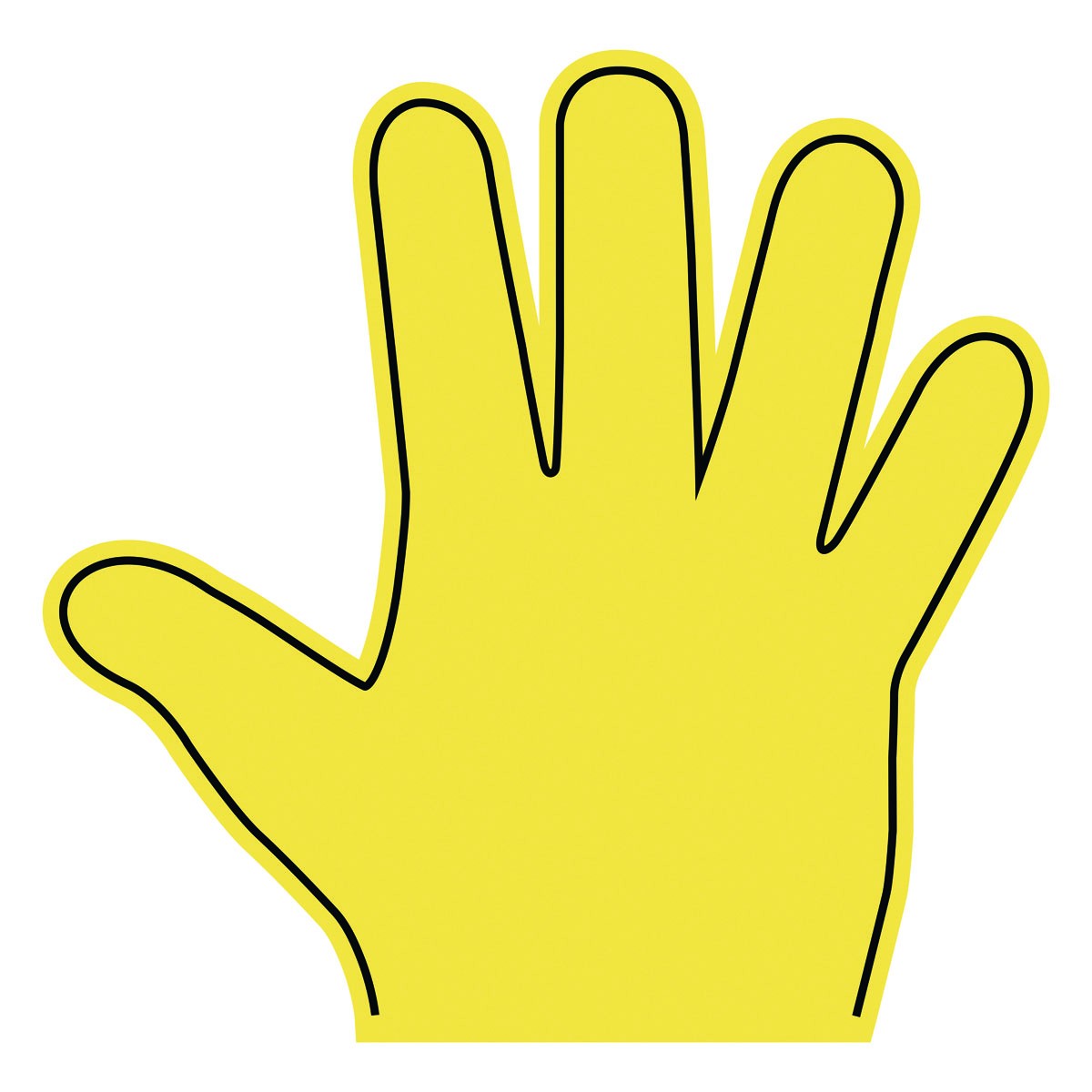 Winkehand aus Schaumstoff HIGH FIVE