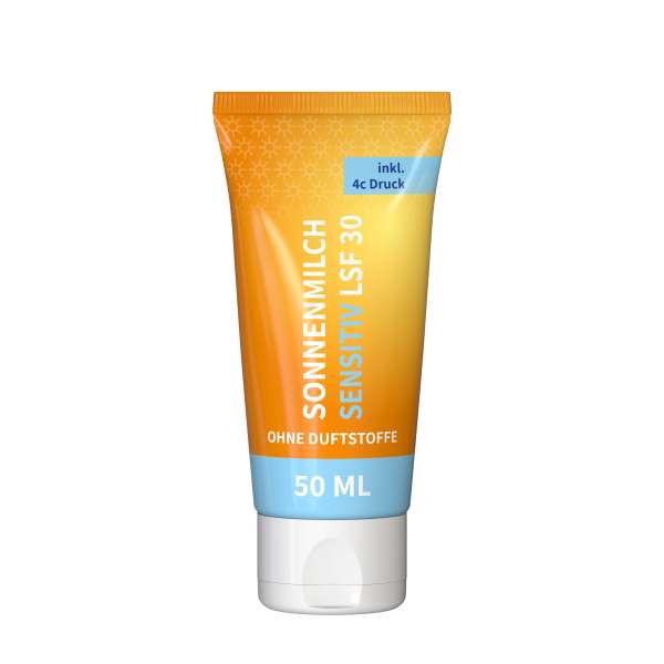 50 ml Tube - Sonnenmilch LSF 30 (sensitiv) - FullbodyPrint