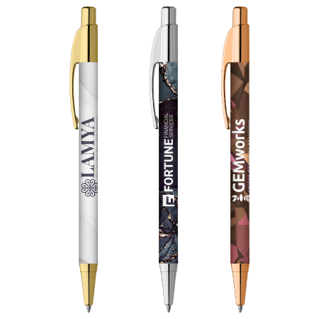 DIA Kugelschreiber Metallic Executive mit 4c-Druck all over