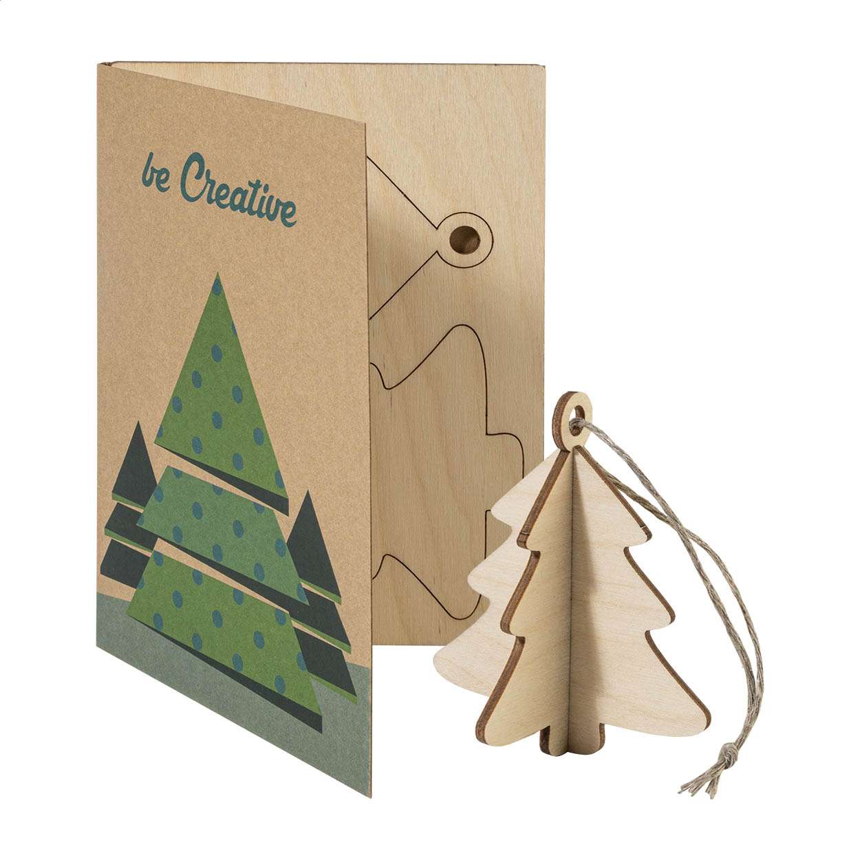 Weihnachtskarte, Stern FestiCard Kraft