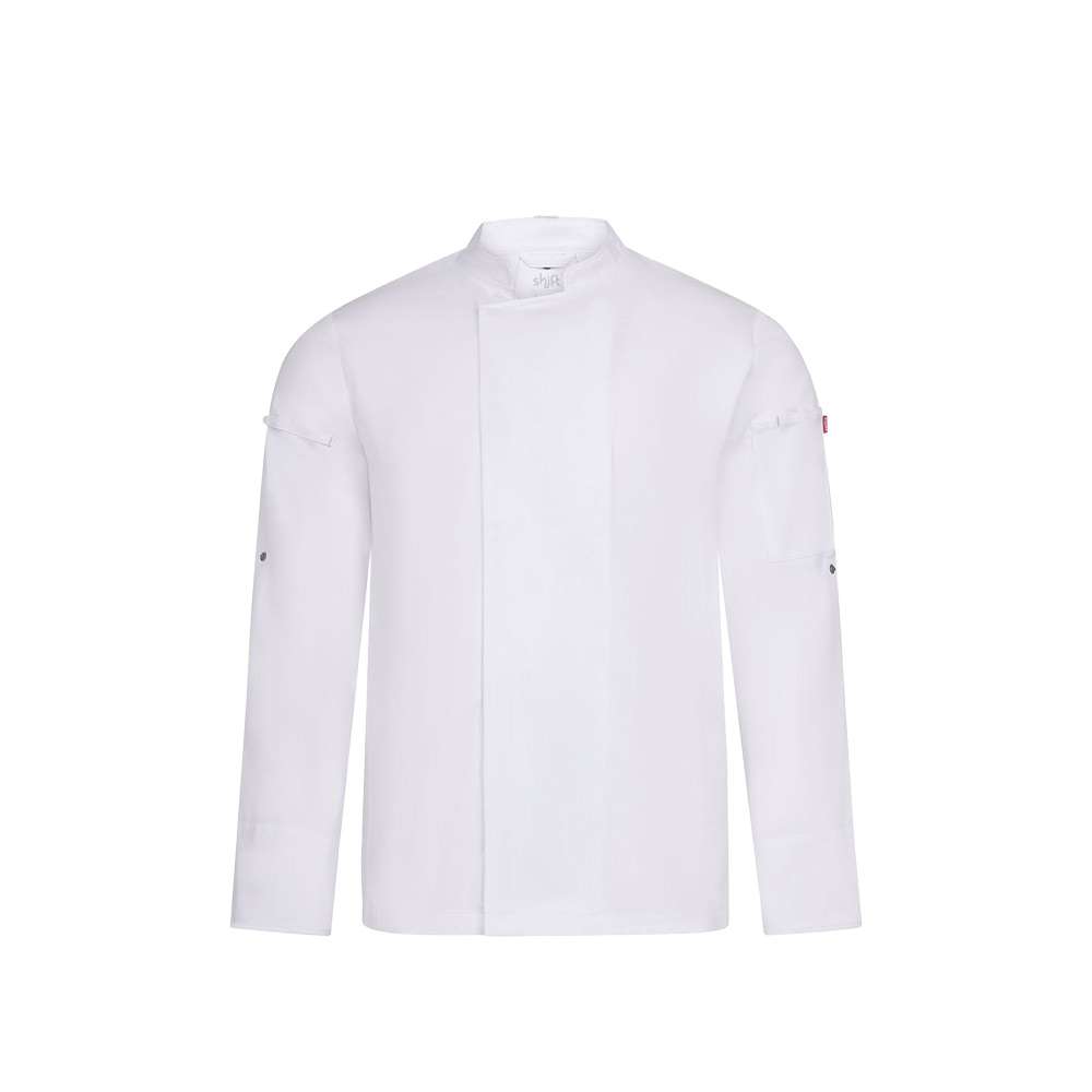 VL AGNI Kochjacke Unisex (190 g / m²), aus Baumwolle (35 %) und recyceltem Polyester (65 %)