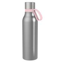 Flasche silber, Ring hellmagenta