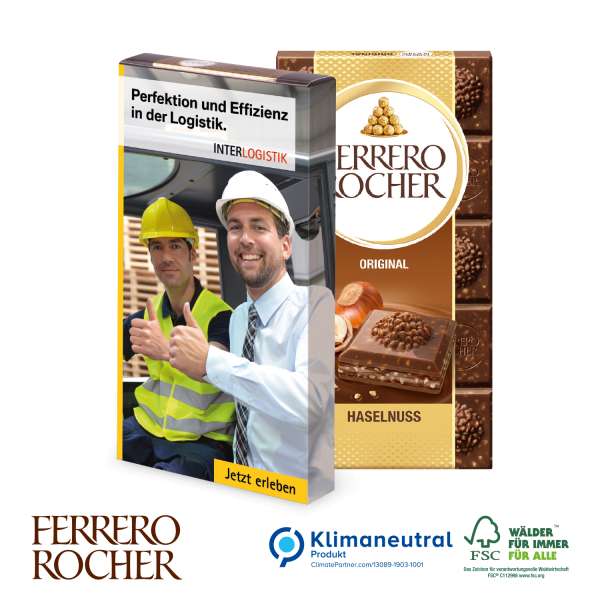Ferrero Rocher Tafel, Klimaneutral, FSC®