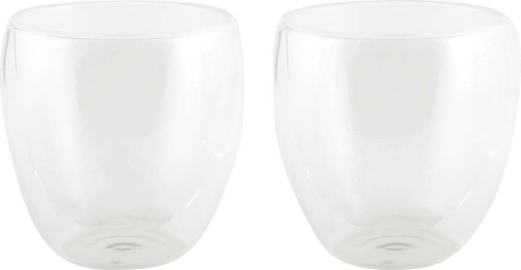 Gläser-Set DRINK LINE M, doppelwandig: 2er Set