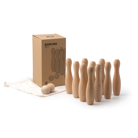 VIZA Kegelset aus Holz
