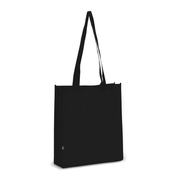 R-PET Tragetasche aus Non Woven 38 x 9 x 42cm 75g / m²