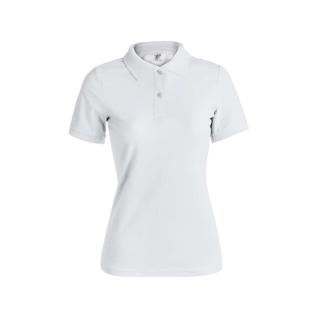 Frauen Weiß Polo-Shirt 