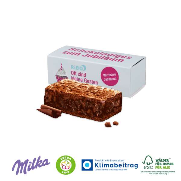 MILKA MINI KUCHEN IN WERBEBOX