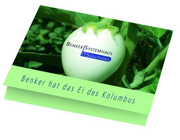 Klappkärtchen Eierbaum