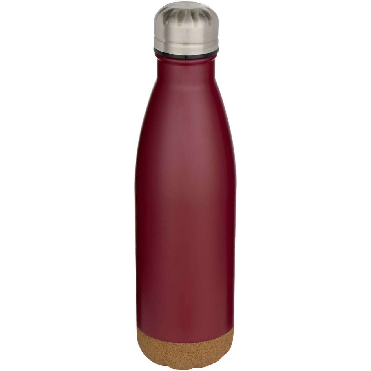 Cove 500 ml doppelwandige, vakuumisolierte Trinkflasche aus Edelstahl mit Korkdetails