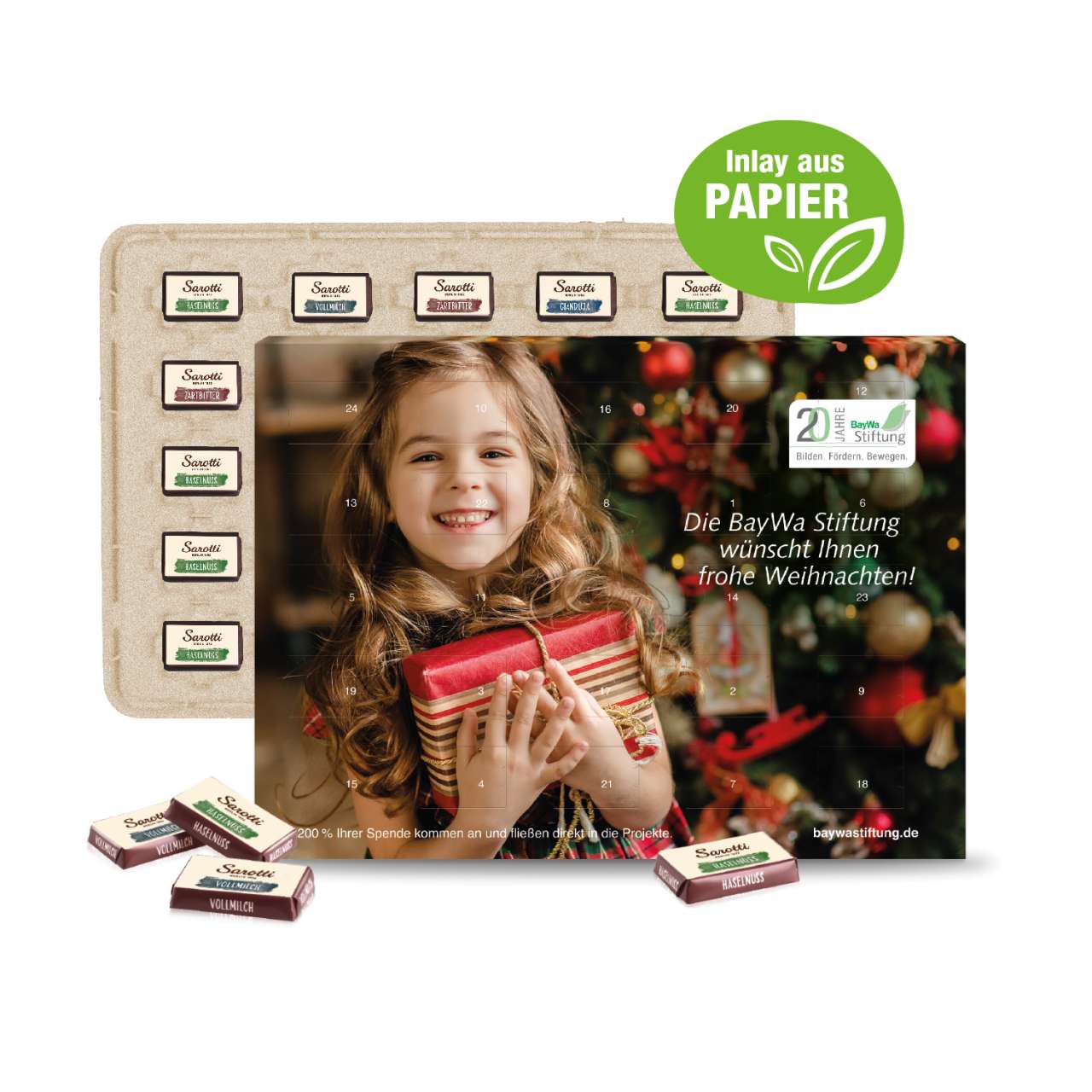 Wand-Adventskalender Sarotti 