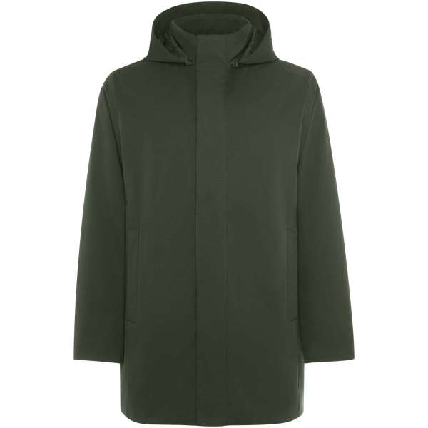 Gepolsterte Unisex-Parka-Jacke mit Kuppelkragen