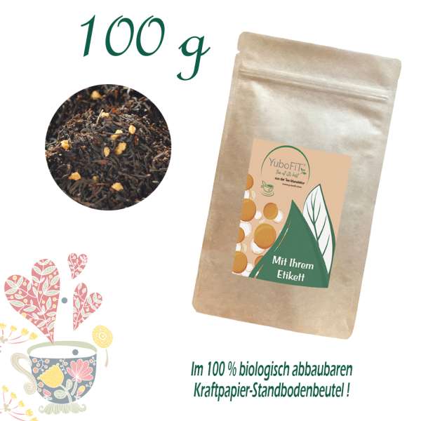 YuboFiT® Schwarzer Tee NOISY KROKANT