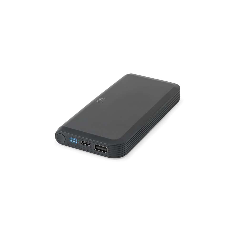 BECKER 10 10'000 mAh Powerbank aus recyceltem ABS (100% rABS) mit 15W superschnellem kabellosem Lade