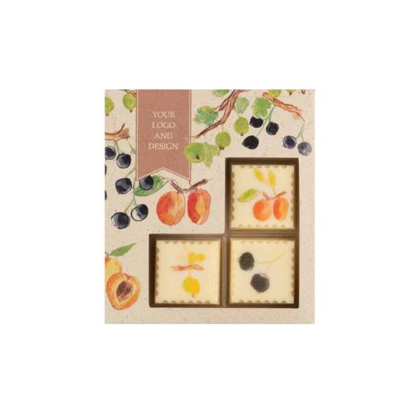 PRALINEN CHOCOSTAMP COCOA GARDEN 3 STK
