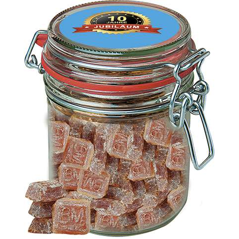 Bayrisch Malz Bonbons, ca. 200g, Bonbonglas Maxi