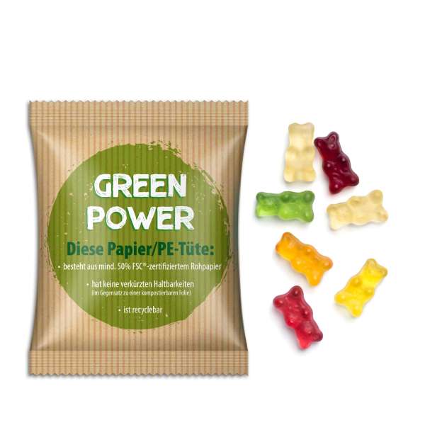 Gummibärchen im Werbetütchen